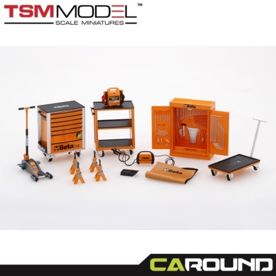 [미니지티]	TSM Model 1:18 베타 툴킷 세트 / 게러지 공구 세트 차량용품 전문 종합 쇼핑몰 피카몰